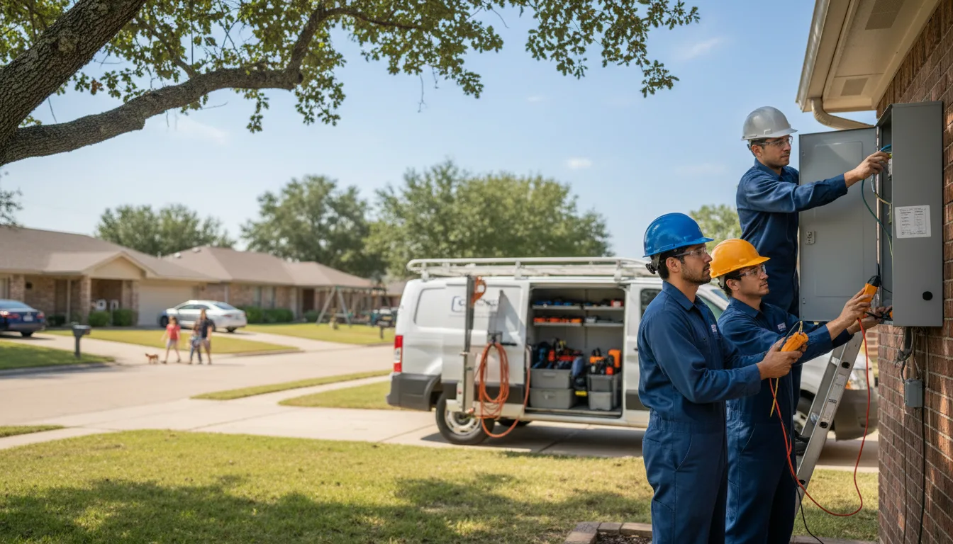 Certified electrician providing emergency electrical services in Fairburn, SD